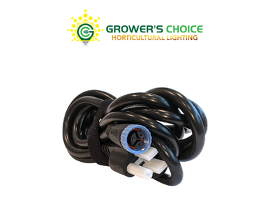 front view of the growers choice PFS 120V power cord 8ft