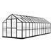 white background image of the 24ft growers edition mont black greenhouse