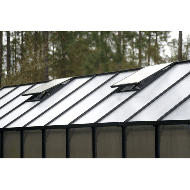 view of the two mont automatic roof vent kit black colour