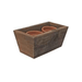 image of the wooden planter box in the lee display redwood gardening furniture set