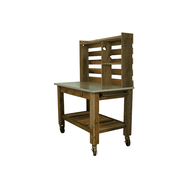 image of the potting table including in the redwood gardening furniture set
