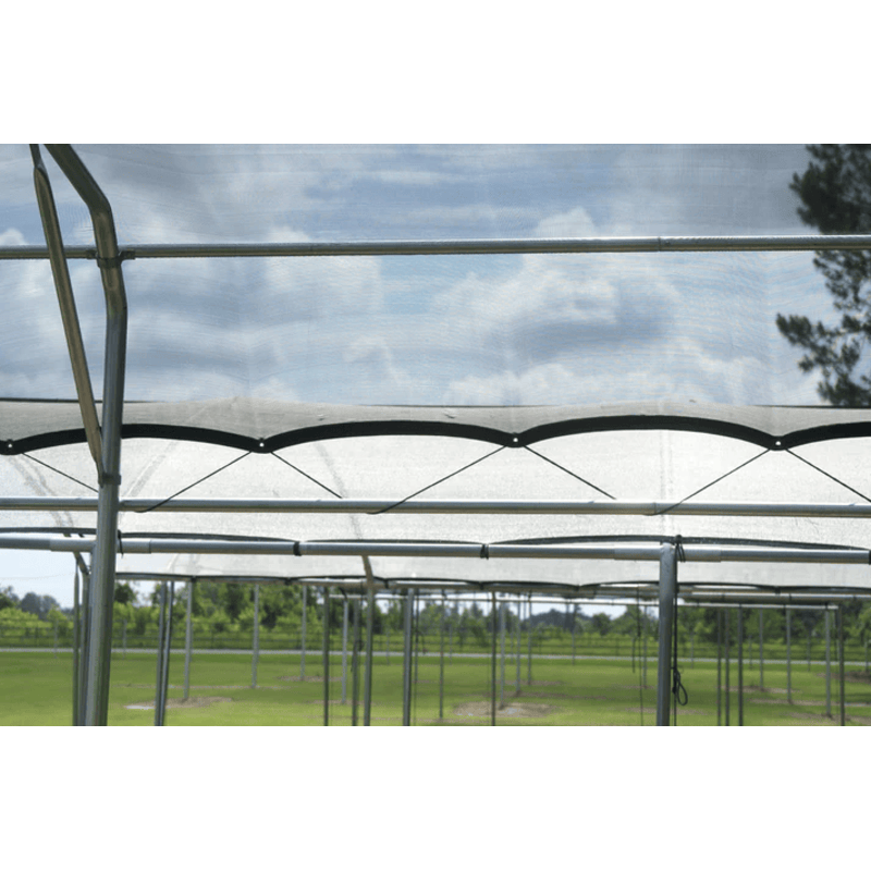 image of the riverstone woven shade cloth with 30% shade creation being used in a ground