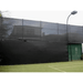 image of the riverstone woven shade cloth with 30% shade creation used in a tennis court
