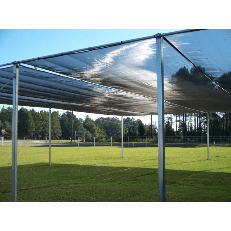 image of the riverstone woven shade cloth with 80% shade creation used in a ground