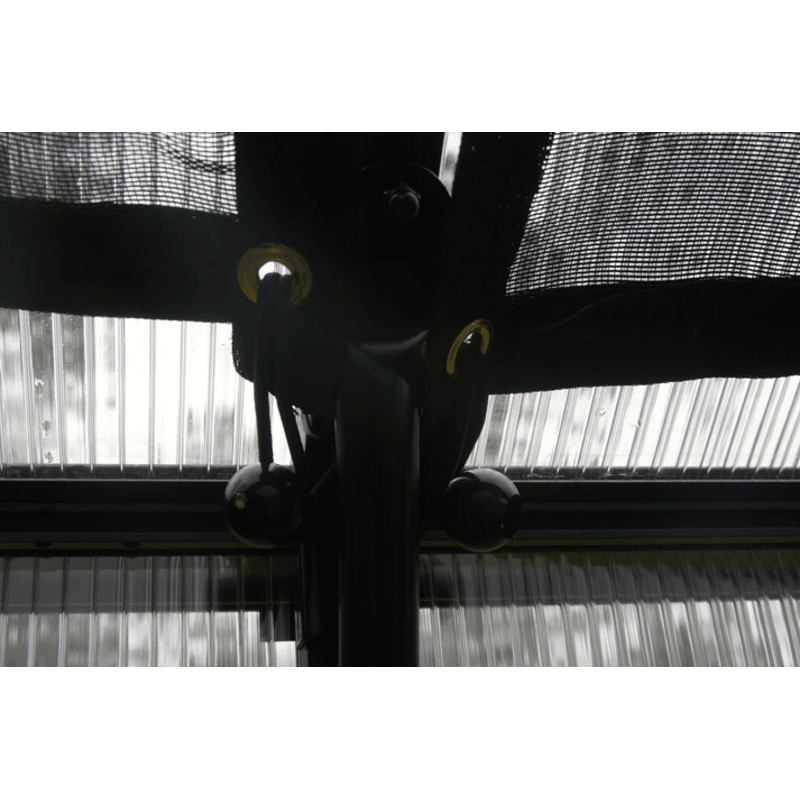 rsi bungee balls fastened and securing the shade cloth