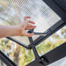 manual roof vent close up of the vego pacific greenhouse